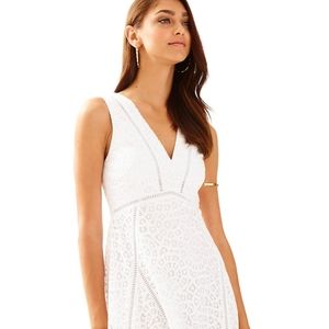 White Oyster Shell Lilly Pulitzer Dress